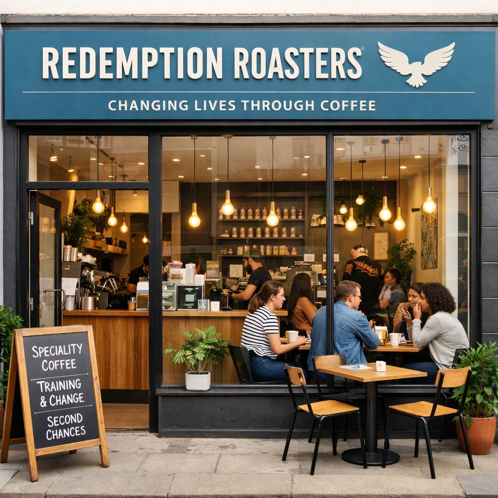 Redemption Roasters storefront