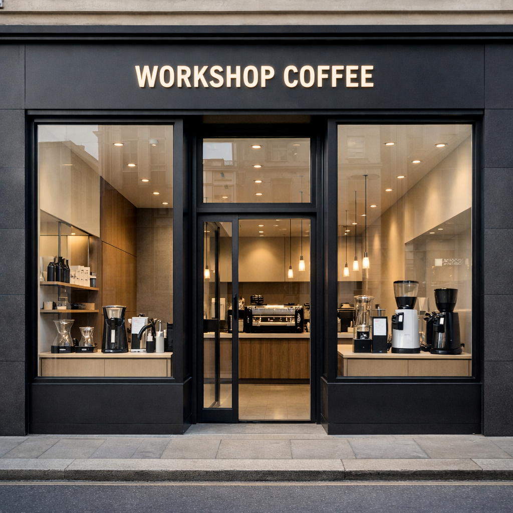 Workshop Coffee storefront